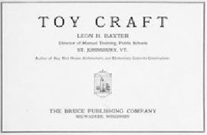 [Gutenberg 44501] • Toy Craft